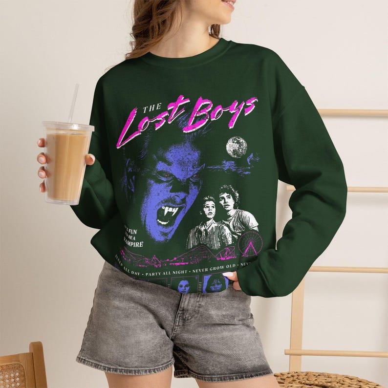 The Lost Boys Vampire Movie Retro 80s Graphic Tee, Horror Fan Gift LB001 image 11