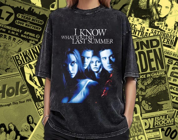 ヴィンテージウォッシュ加工「I Know What You Did Last Summer」T
