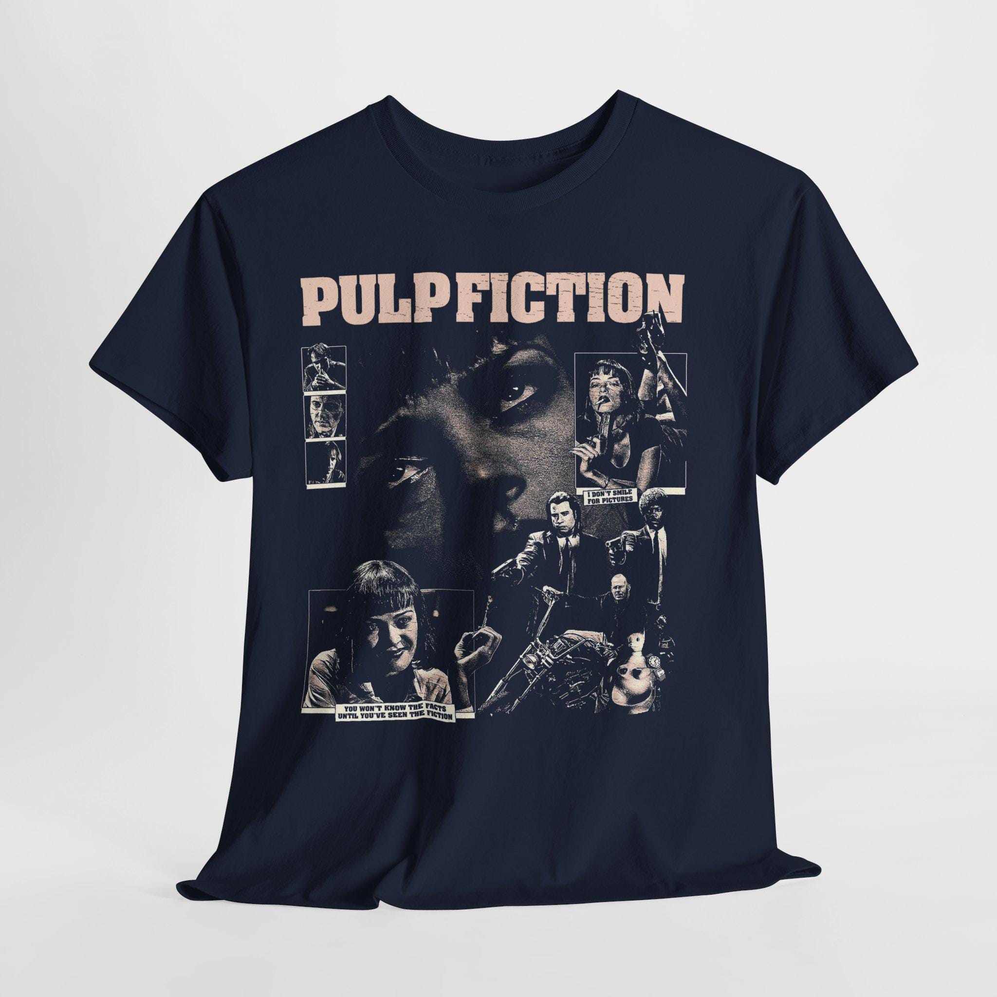Vintage Washed Pulp Fiction T-shirt: Quentin Tarantino Movie Tee