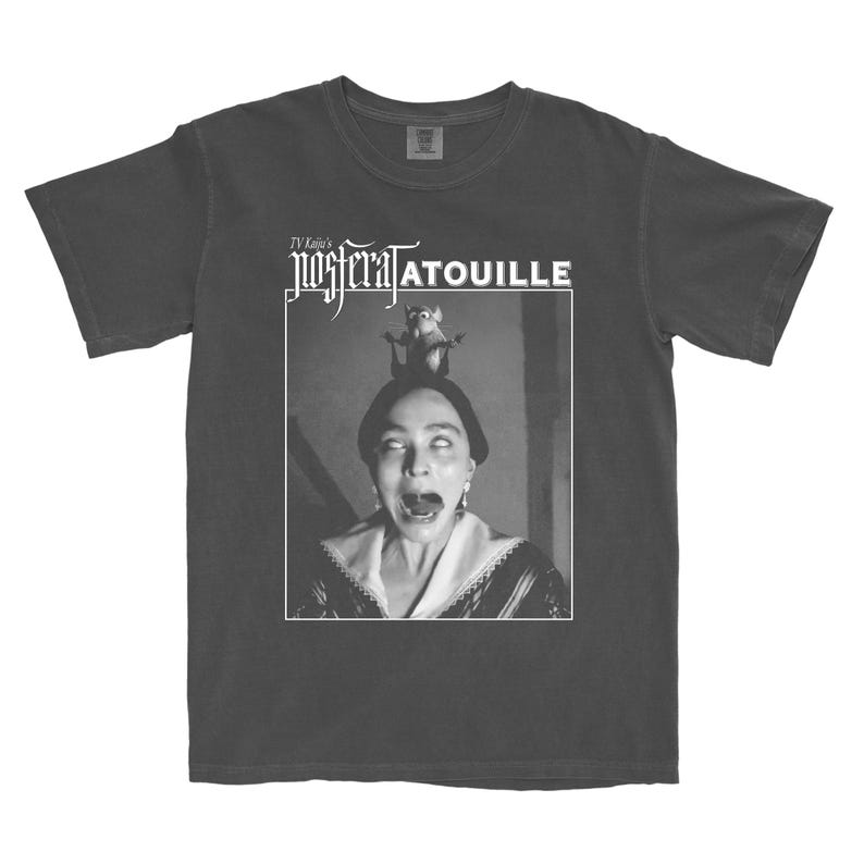 Scary Rattituli Nosferatatouille Nosferatu Ratatouille Mashup Shirt for Fans of Horror ...