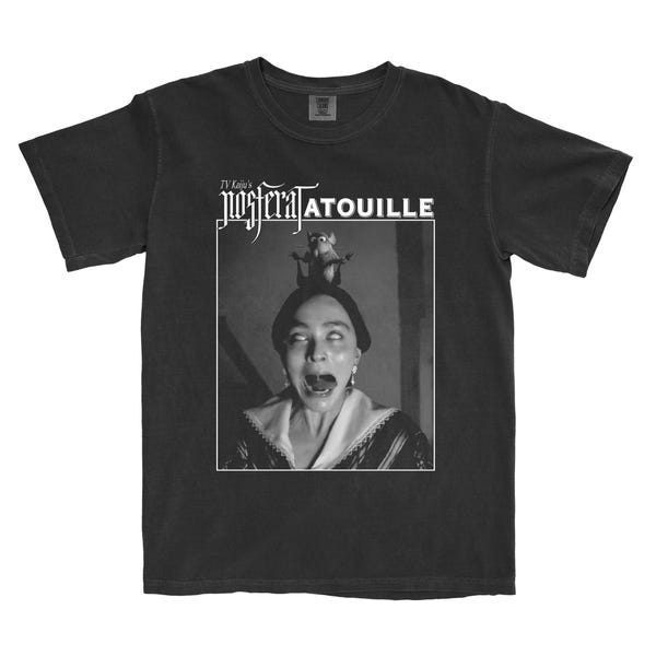 Nosferatatouille Nosferatu Ratatouille Mashup Shirt für Fans von Horror und Comedy
