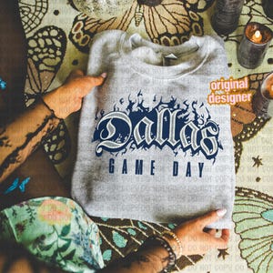 Vintage Dallas Png, Retro Dallas Football png, Texas Game Day png, Texas Sublimation, Game Day Digital Download, Doodle Game Day png