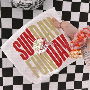 Retro San Francisco Png, San Francisco Football png, Sunday Funday png, Sublimacja piłkarska, GameDay Digital Download, Projekt koszulki 49ers