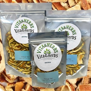 Bio getrockneter Orangenschalen-Tee Kräutertee 1/4oz - 1lb