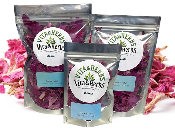 Organic Dried Peony Petal Flower Floral Herbal Tea 1/4oz - 1LB