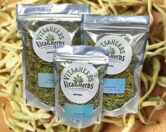 Tisana biologica a base di fiori di caprifoglio giapponese essiccati (Lonicera japonica) - 7 g - 450 g