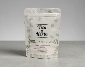 Polvere di sangue di drago biologica / Biologica, non OGM, senza coloranti o riempitivi / Integratore vegano