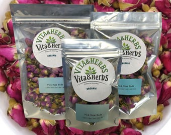Bio getrocknete rosa Rosenknospe rosa Rosenknospen Teeblume Blumenkräutertee 1/4oz - 1LB