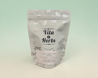 Biologisch bromelaïnepoeder | Biologisch, non-ggo, geen kleurstoffen of vulstoffen | Veganistisch supplement