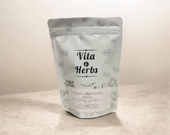 Organic Watercress Powder | Organic, Non-GMO, No Dyes or Fillers | Vegan Supplement