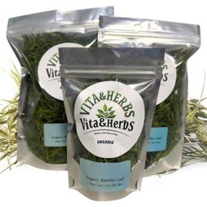 Organic Dried Bamboo Leaf Tea Flower Floral Herbal Tea 1/4oz - 1LB