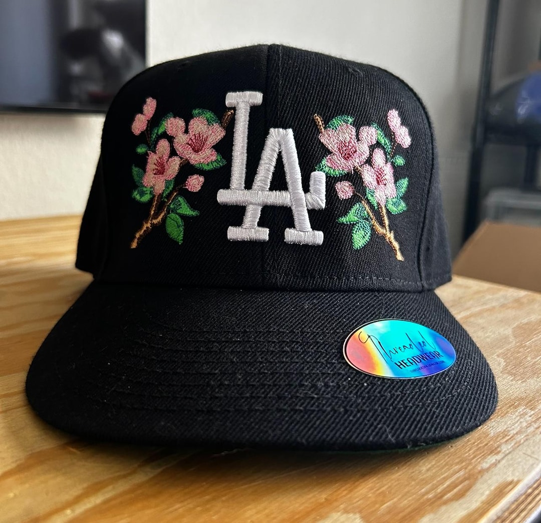 Cherry Blossom | Los Angeles Hat | Trucker Hat | Hat for Flower Lover ...