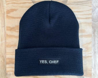 YES CHEF Embroidered Hat - Foodie Gift