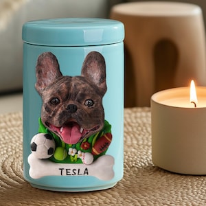 Personalized Dog Cremation Urn: Custom Ceramic Pet Memorial