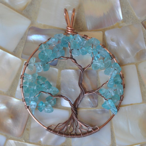 Apatite Tree of Life in Copper