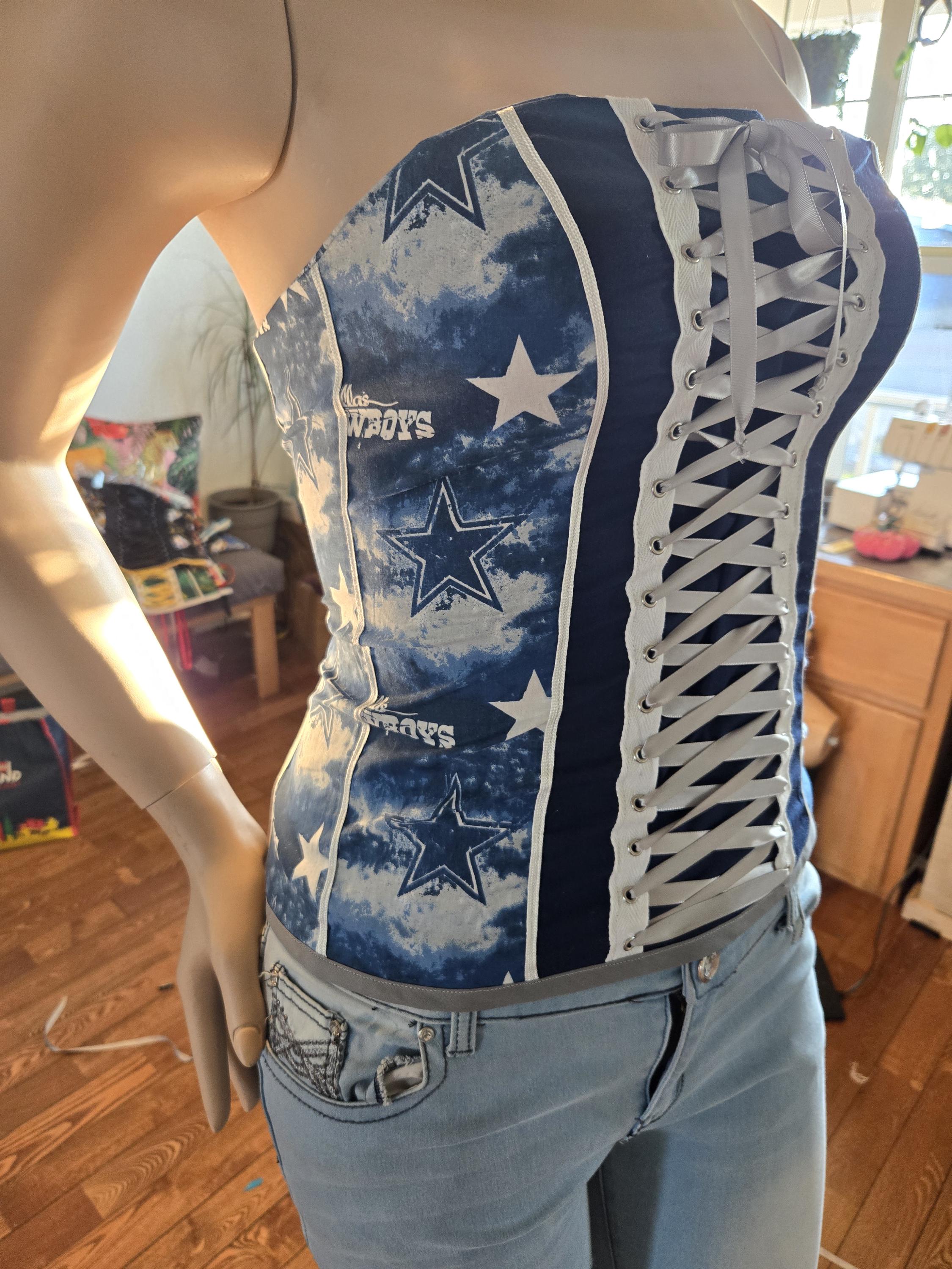 Dallas Cowboys Corset - Etsy 