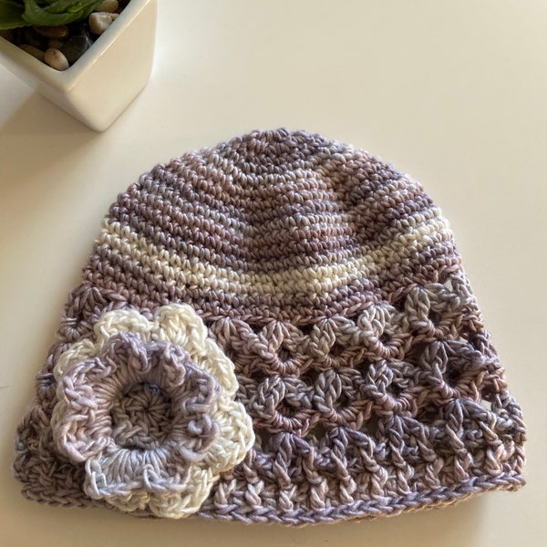 Crochet Hat Flower - Etsy