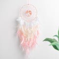 Dream Catchers, Handmade Pink Dreamcatcher with Tree of Life, Healing Crystal Stone Dream Catchers Wall Decor, Hanging for Home Bedroom Girl product logo