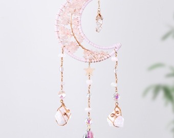 Healing Crystal Sun Catcher with Tree of Life for Window Hanging, Custom Gifts for Her, Crystal Gifts for Kids, Rainbow Maker, Sonnenfänger