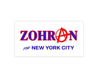 Anarchists for Zohran Bumper Sticker