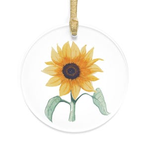 Adorno de girasol amarillo