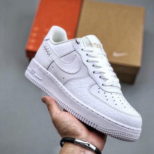 Nike Air Force 1 , Af1 Custom , Biały Nike Air Force , Buty Nike , Air Force Custom