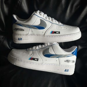 Aangepaste Nike Air Force 1 x M3 GTR NFS Most Wanted
