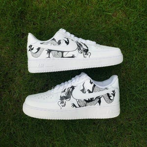 Custom Nike Air Force 1 x Cyber Dragon