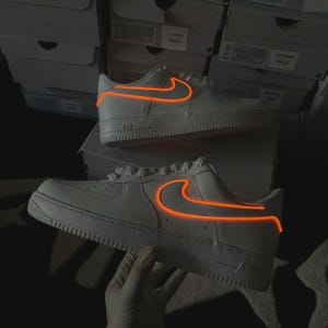 Nike Air Force 1 x Light Swoosh (orange)