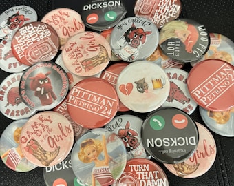 Arkansas 2&quot; Buttons