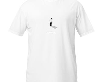 maglietta unisex per la salute mentale - ragazzo distorsione - tatuaggio italiano - abbigliamento ispirazionale per la crescita interiore