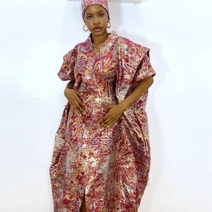 Damask Boubou & Kaftan Two Piece Set – Luxury African Traditional Outfit for Men main image 0