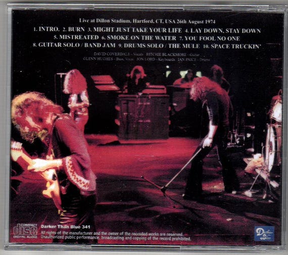 Deep Purple - Hartford 1974 - Etsy