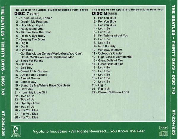 The Beatles – Thirty Days - Get Back Sessions (17cdset) Brand New