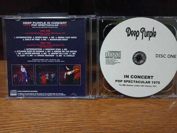 DEEP PURPLE - in Concert 1970/1972 (2CD) Brand New - Etsy