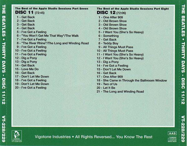 The Beatles – Thirty Days - Get Back Sessions (17cdset) Brand New