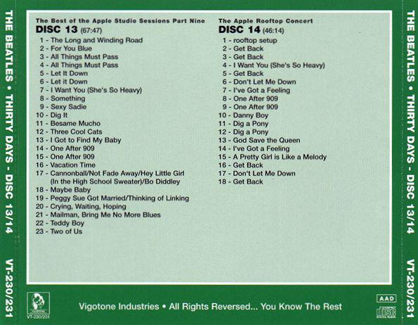 s*6様 THE BEATLES THIRTY DAYS17CD DVD(おまけ The Beatles – Thirty