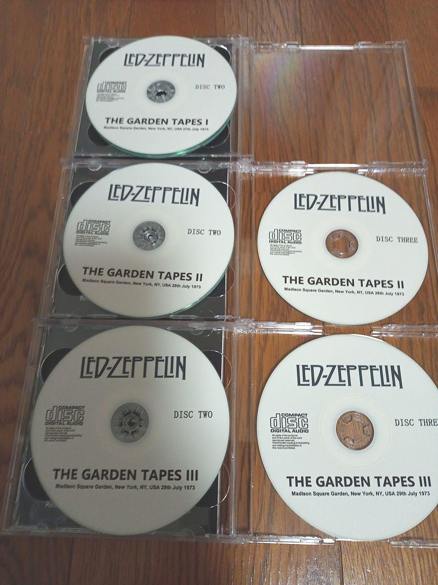 Led Zeppelin - the Garden Tapes 1973 (8cdset) Brand New - Etsy