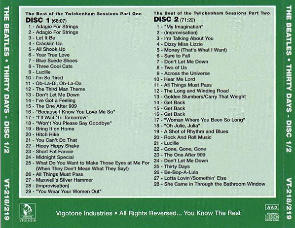 The Beatles – Thirty Days - Get Back Sessions (17cdset) Brand New