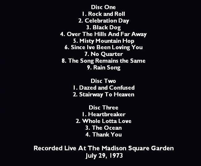 Led Zeppelin - the Garden Tapes 1973 (8cdset) Brand New - Etsy