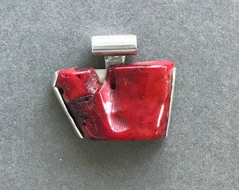 Red Coral pendant