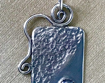Opal and Sterling pendant