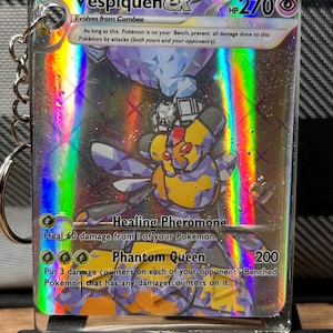 shiny vespiquen pokemon card ex 096/197 Double Rare - Obsidian Flames Pokemon X Tarjeta Pokemon Vespiquen Ex 212/197
