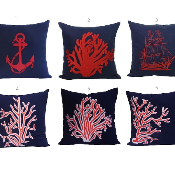 Nautical Pillows Etsy