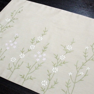 Floral Placemats, Dinning Set Placemats, Fabric Placemats Set, Custom Table Top, Handmade Placemats