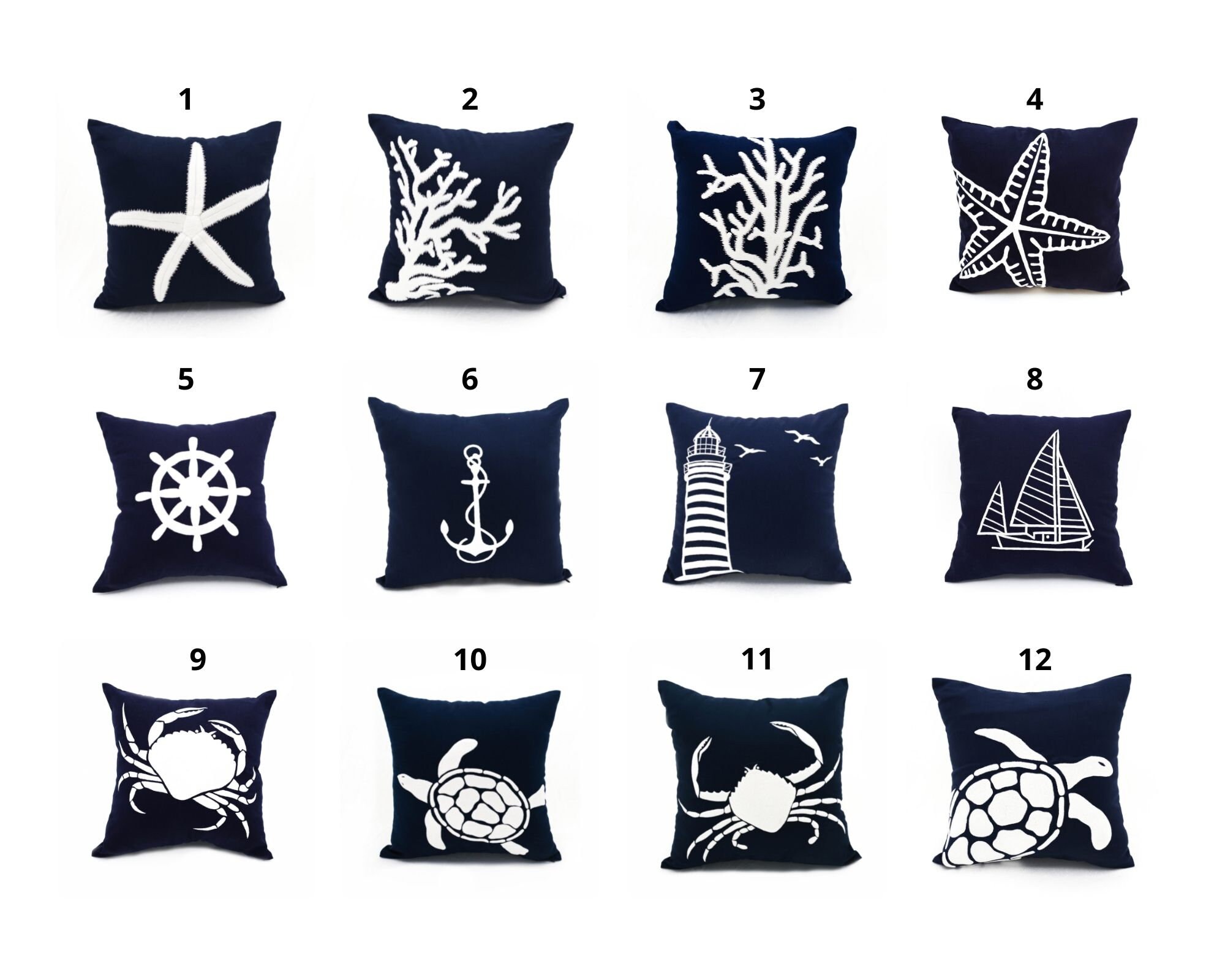 beach decor pillows
