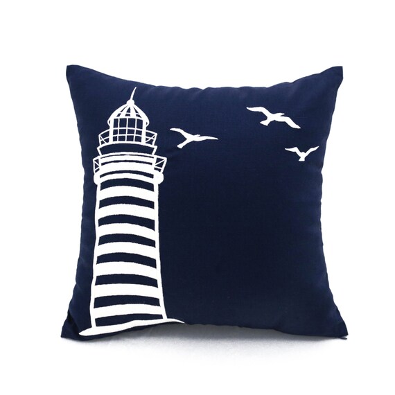 lighthouse throw pillows