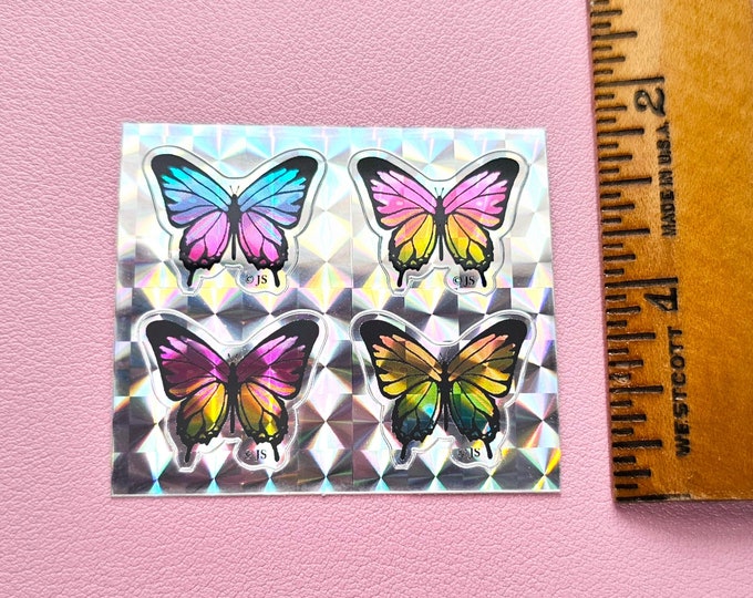 Prism Colorful Butterflies Sticker Mod - Overstock Stickers
