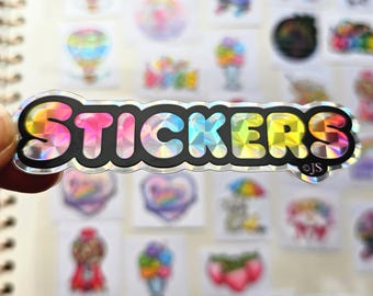 Prism Rainbow Stickers Die Cut Style Sticker