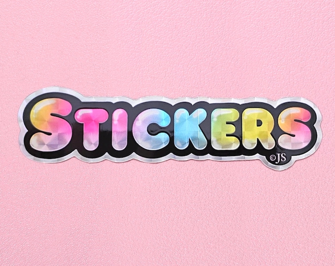 Prism Rainbow Stickers Die Cut Style Sticker